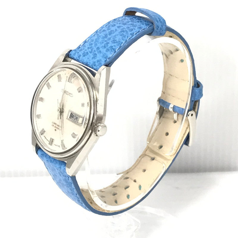 【現状渡し品】【メンズ】 ORIENT オリエント SKELETON DIAL AUTOMATIC WATCH OM-8017 スケルトン文字盤 自動巻腕時計 腕時計 198-260626-rt-08-tagh カラー：シルバー/ブルー 万代Net店