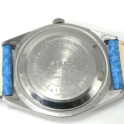 【現状渡し品】【メンズ】 ORIENT オリエント SKELETON DIAL AUTOMATIC WATCH OM-8017 スケルトン文字盤 自動巻腕時計 腕時計 198-260626-rt-08-tagh カラー：シルバー/ブルー 万代Net店
