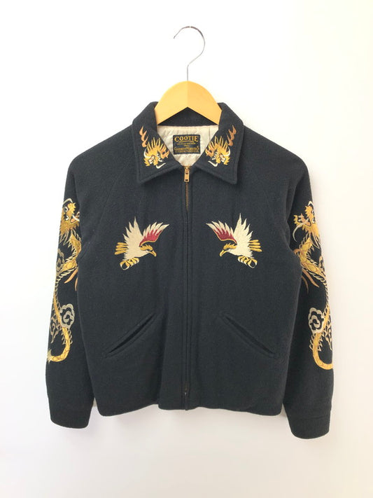 【中古品】【メンズ】 COOTIE 15AW SOUVENIR WORK JACKET スーベニア ワーク ジャケット スカジャン アウター 142-260525-ki-04-tagh サイズ：S カラー：ブラック 万代Net店