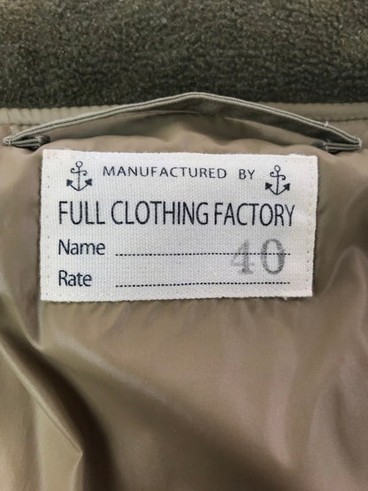 【中古品】【メンズ】 FULLCOUNT フルカウント N-1 DOWN JACKET 2784 ダウンジャケット アウター 145-260925-na-27-tagh サイズ：40 カラー：カーキ 万代Net店