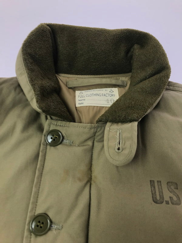 【中古品】【メンズ】 FULLCOUNT フルカウント N-1 DOWN JACKET 2784 ダウンジャケット アウター 145-260925-na-27-tagh サイズ：40 カラー：カーキ 万代Net店
