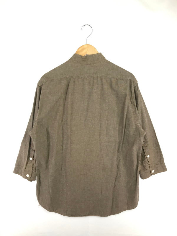 【中古品】【メンズ】 FREEWHEELERS フリーホイラーズ UNION SPECIAL OVERALLS 7分袖 WORK SHIRT ユニオンスペシャル オーバーオールズ ワーク シャツ 長袖 トップス 145-260529-ki-16-tagh サイズ：17.5 カラー：BROWN 万代Net店