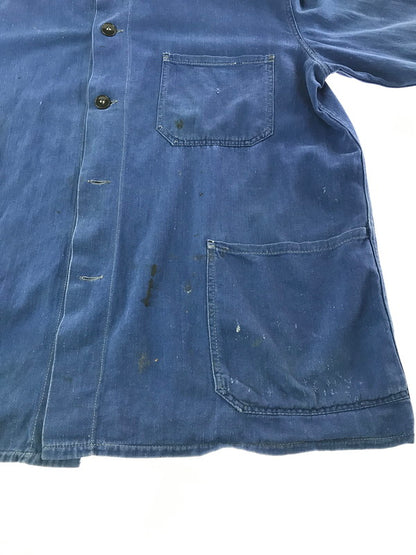 【現状渡し品】【メンズ】 EURO VINTAGE ユーロ ヴィンテージ WORK JACKET ワークジャケット ライトアウター 146-260925-na-28-tagh サイズ：サイズ不明 下記参照 カラー：ブルー 万代Net店