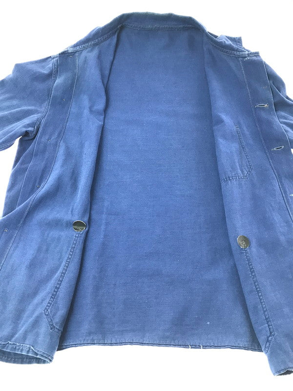 【現状渡し品】【メンズ】 EURO VINTAGE ユーロ ヴィンテージ WORK JACKET ワークジャケット ライトアウター 146-260925-na-28-tagh サイズ：サイズ不明 下記参照 カラー：ブルー 万代Net店