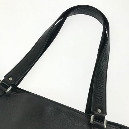 【中古品】【メンズ/レディース】 ANIARY アニアリ LEATHER TOTE BAG レザートートバッグ カバン 188-260522-ki-18-tagh カラー：BLACK 万代Net店