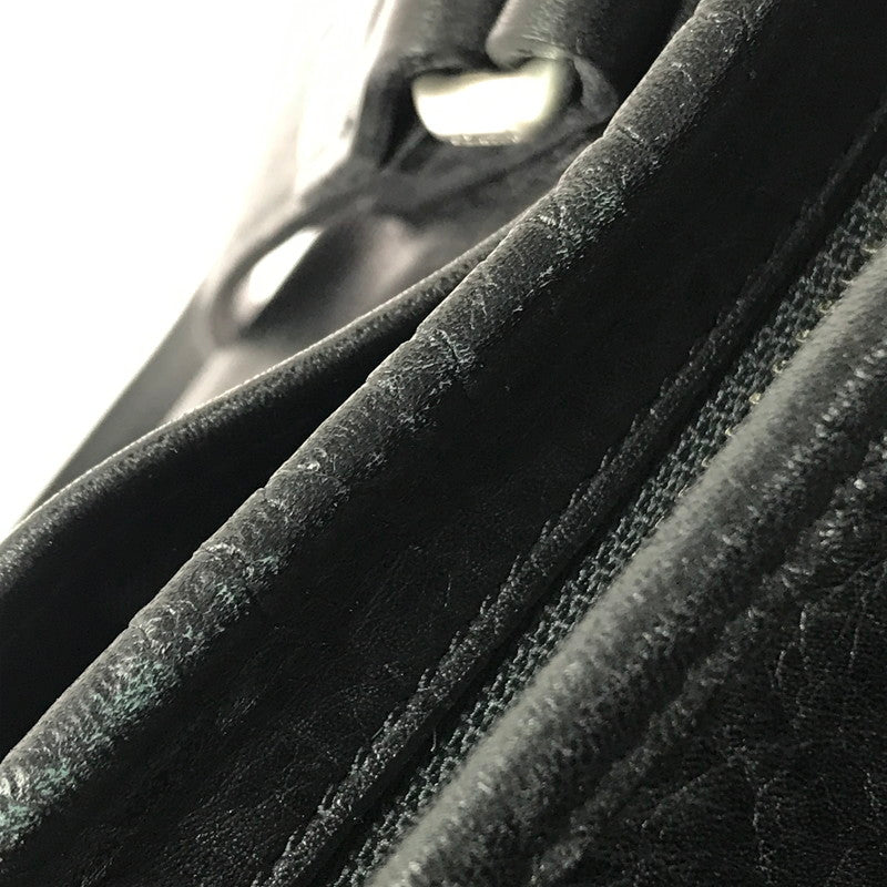 【中古品】【メンズ/レディース】 ANIARY アニアリ LEATHER TOTE BAG レザートートバッグ カバン 188-260522-ki-18-tagh カラー：BLACK 万代Net店