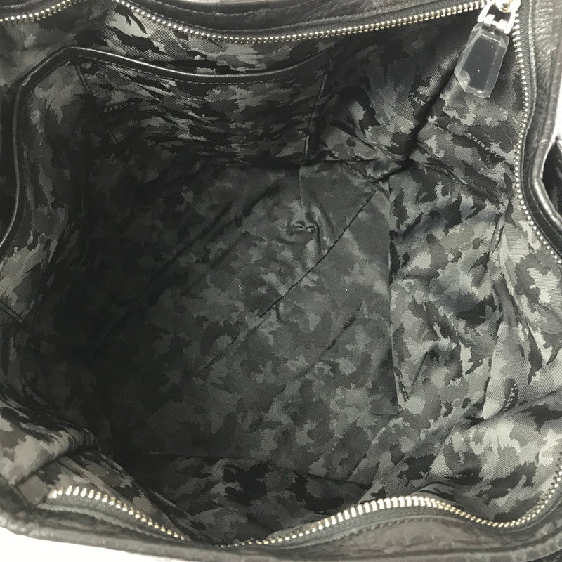 【中古品】【メンズ/レディース】 ANIARY アニアリ LEATHER TOTE BAG レザートートバッグ カバン 188-260522-ki-18-tagh カラー：BLACK 万代Net店