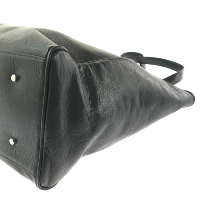 【中古品】【メンズ/レディース】 ANIARY アニアリ LEATHER TOTE BAG レザートートバッグ カバン 188-260522-ki-18-tagh カラー：BLACK 万代Net店