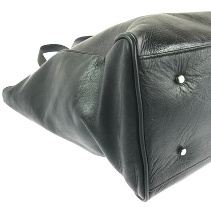 【中古品】【メンズ/レディース】 ANIARY アニアリ LEATHER TOTE BAG レザートートバッグ カバン 188-260522-ki-18-tagh カラー：BLACK 万代Net店