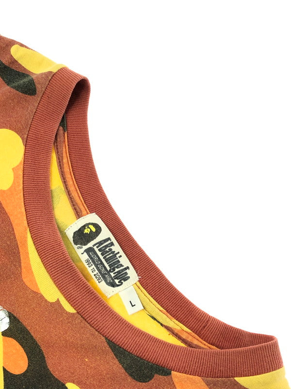 【中古品】【メンズ】 A BATHING APE ア ベイシング エイプ 1ST CAMO TEE ファースト カモ Tシャツ トップス 142-260605-rt-09-tagh サイズ：L カラー：ブラウン系 万代Net店