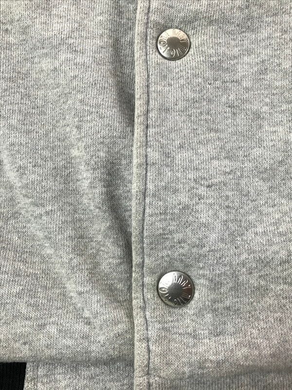 【中古品】【メンズ】 A BATHING APE BABY MILO SWEAT STADIUM JACKET スウェット スタジアム ジャケット ライトアウター 142-260529-ki-14-tagh サイズ：M カラー：GRAY BLACK 万代Net店