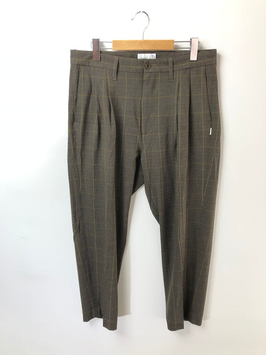 【中古品】【メンズ】 WTAPS ダブルタップス 20SS TUCK TROUSERS 201BRDT-PTM07 タック トウラザー ボトムス 153-260524-rt-20-tagh サイズ：2 カラー：ブラウン 万代Net店