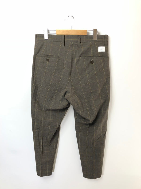 【中古品】【メンズ】 WTAPS ダブルタップス 20SS TUCK TROUSERS 201BRDT-PTM07 タック トウラザー ボトムス 153-260524-rt-20-tagh サイズ：2 カラー：ブラウン 万代Net店