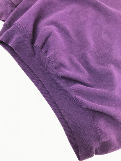 【中古品】【メンズ】 HANES ヘインズ PREMIUM WEIGHT プレミアム ウェイト 90～00's CREW NECK SWEATSHIRT クルーネック スウェットシャツ トップス 146-260818-rt-49-tag カラー：パープル 万代Net店