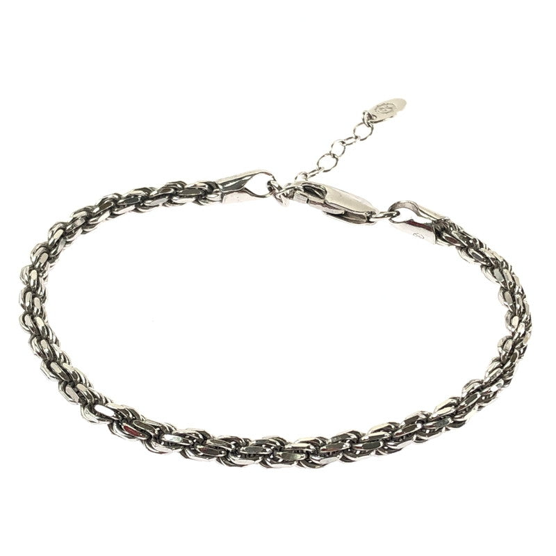 【中古品】 AVALANCHE アヴァランチ SV925 SILVER ROPE BRACELET 080HCMD スターリングシルバー ロープ ブレスレット アクセサリー シルバー 192-260515-ty-05-tagh カラー：シルバー 万代Net店
