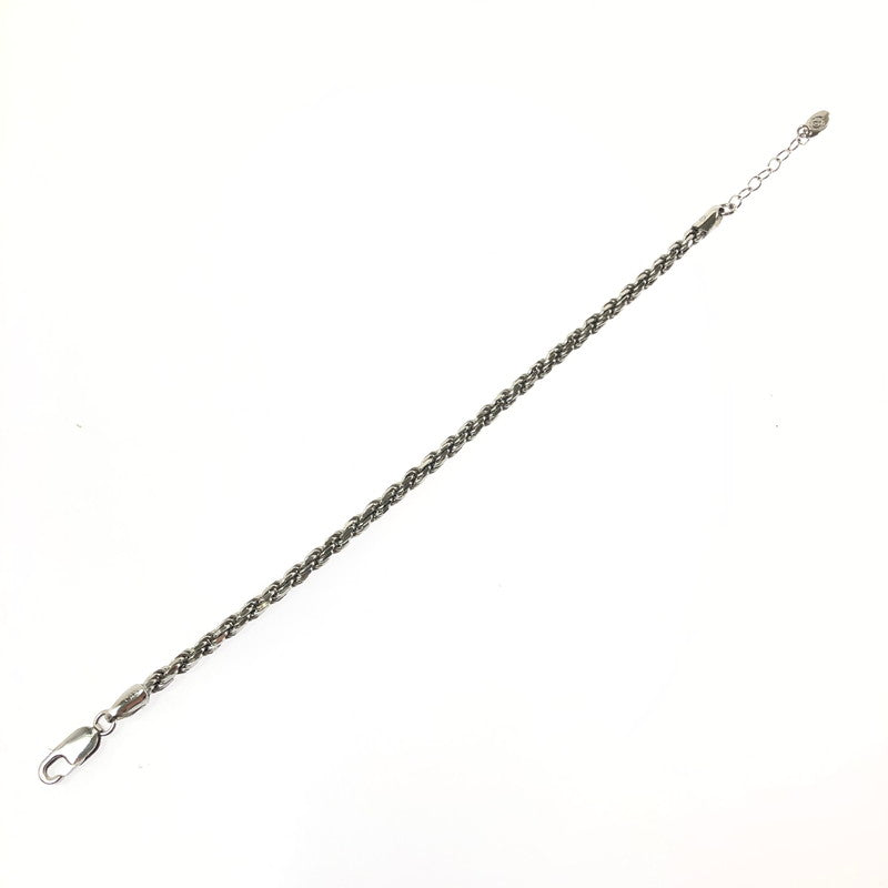 【中古品】 AVALANCHE アヴァランチ SV925 SILVER ROPE BRACELET 080HCMD スターリングシルバー ロープ ブレスレット アクセサリー シルバー 192-260515-ty-05-tagh カラー：シルバー 万代Net店