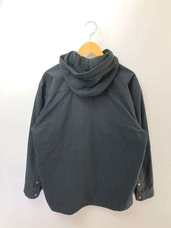 【中古品】【メンズ】 CRHARTT FLEECE LINER DUCK JACKET フリースライナー ダックコットン アクティブジャケット アウター 145-260525-ki-07-tagh サイズ：L カラー：ブラック 万代Net店