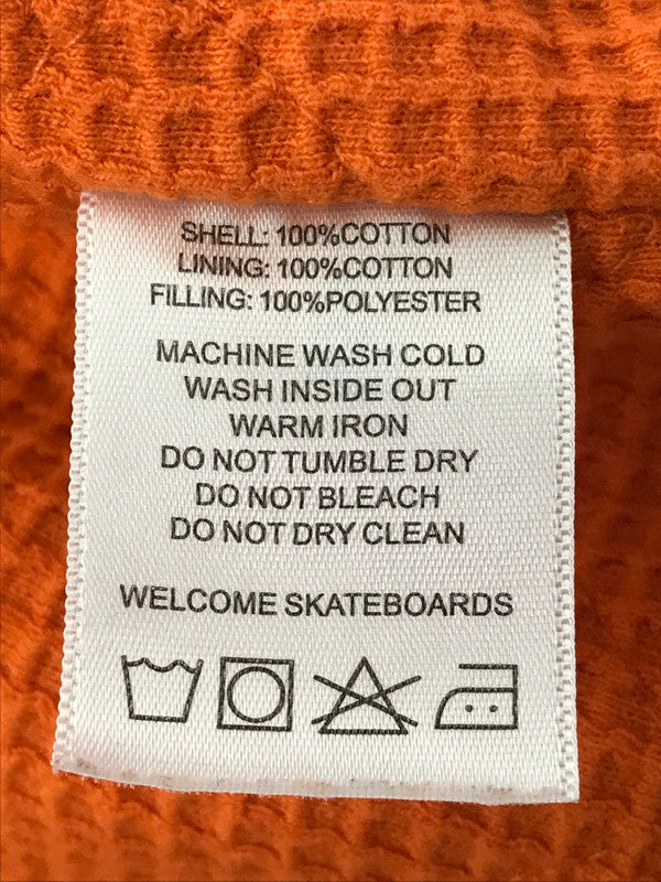 【中古品】【メンズ】 WELCOME SKATEBOARDS ウェルカムスケートボード DUCK VEST ダック ベスト トップス 142-260714-YY-18-tagh サイズ：M カラー：ブラック/オレンジ 万代Net店