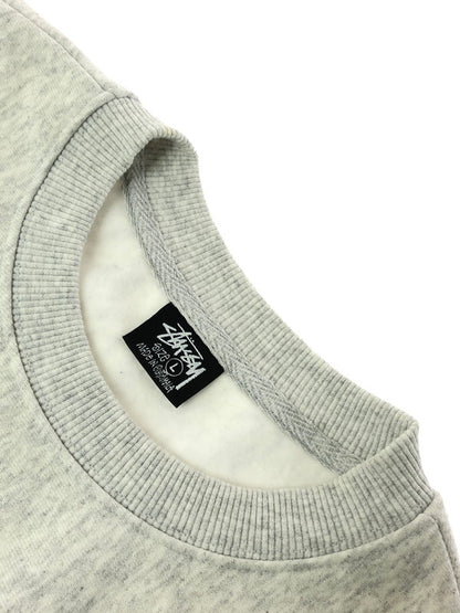 【中古品】【メンズ】 STUSSY ステューシー WORLD TOUR CREW SWEATSHIRT ワールド ツアー クルー スウェットシャツ トレーナー 142-260519-na-11-tagh サイズ：Ｌ カラー：グレー 万代Net店