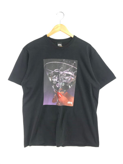 【中古品】【メンズ】 STUSSY ステューシー MARTINI TEE マティーニ Tシャツ トップス 142-260607-rt-02-tagh サイズ：L カラー：ブラック 万代Net店
