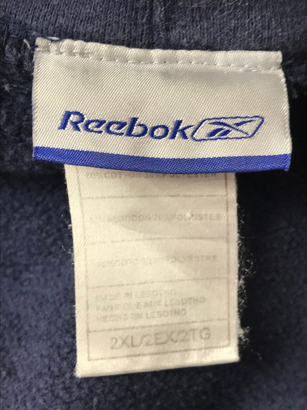 【現状渡し品】【メンズ】 REEBOK リーボック CHICAGO BEARS HOODIE NAVY シカゴ ベアーズ フーディー パーカー トップス 146-260917-rt-32-tagh サイズ：2Xl カラー：ネイビー 万代Net店