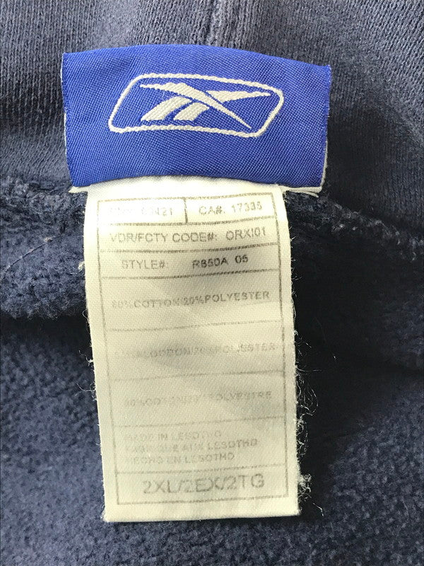 【現状渡し品】【メンズ】 REEBOK リーボック CHICAGO BEARS HOODIE NAVY シカゴ ベアーズ フーディー パーカー トップス 146-260917-rt-32-tagh サイズ：2Xl カラー：ネイビー 万代Net店