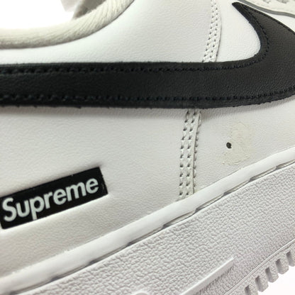 【中古品】【メンズ】 NIKE ナイキ × SUPREME シュプリーム AIR FORCE 1 LOW CU9225-102 エアフォース 1 ロー スニーカー 靴 160-260609-na-08-tagh サイズ：27cm US9 カラー：WHITE/BLACK-WHITE 万代Net店