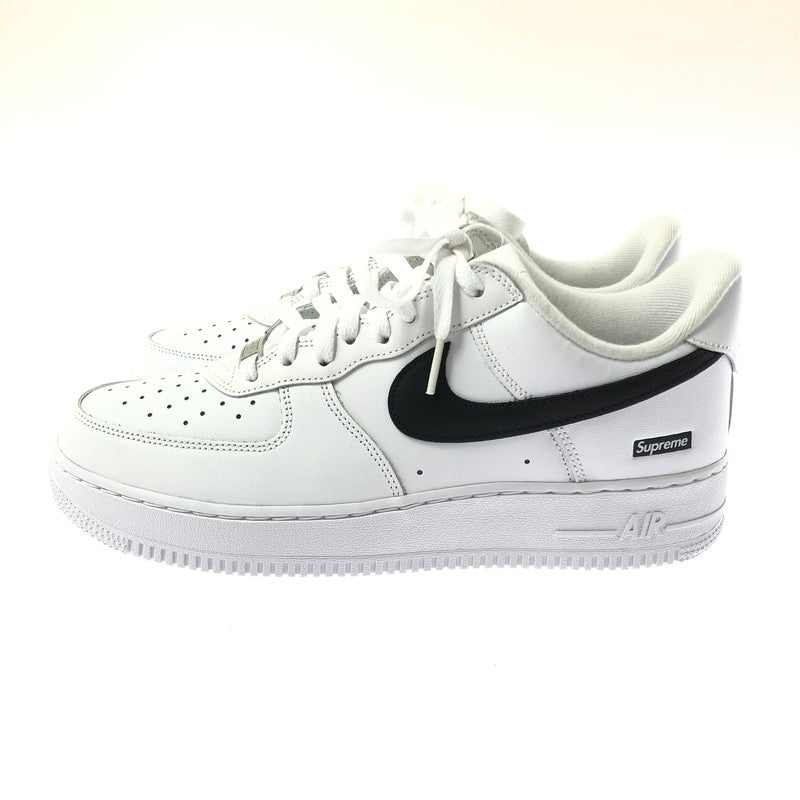 【中古品】【メンズ】 NIKE ナイキ × SUPREME シュプリーム AIR FORCE 1 LOW CU9225-102 エアフォース 1 ロー スニーカー 靴 160-260609-na-08-tagh サイズ：27cm US9 カラー：WHITE/BLACK-WHITE 万代Net店