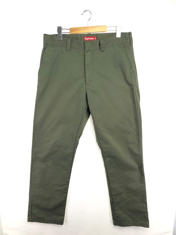 【中古品】【メンズ】 SUPREME シュプリーム WORK PANTS ワークパンツ ボトムス 149-260527-na-10-tagh サイズ：32 カラー：カーキ 万代Net店
