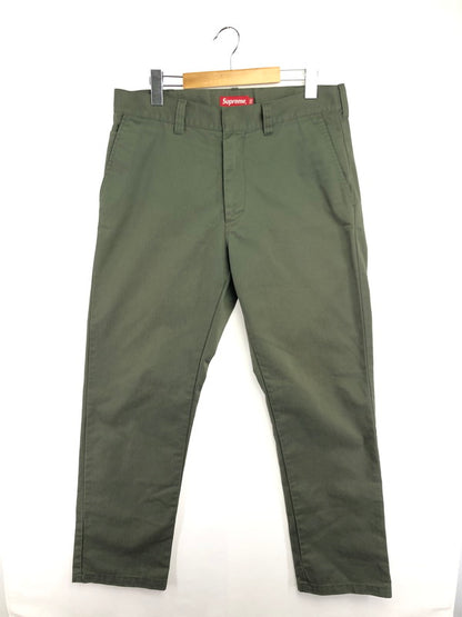 【中古品】【メンズ】 SUPREME シュプリーム WORK PANTS ワークパンツ ボトムス 149-260527-na-10-tagh サイズ：32 カラー：カーキ 万代Net店