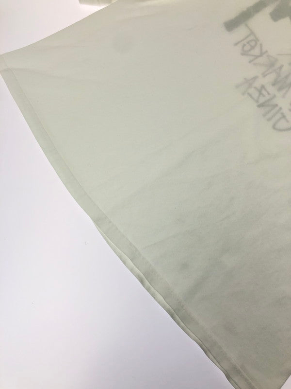 【中古品】【メンズ】 STUSSY ステューシー DOVER STREET MARKET GINZA LS T-SHIRT ドーバー ストリート マーケット ギンザ ロング スリーブTシャツ 142-260709-rt-25-tag サイズ：L カラー：ホワイト 万代Net店