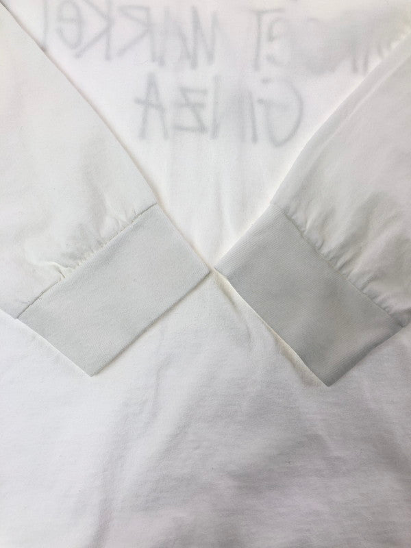 【中古品】【メンズ】 STUSSY ステューシー DOVER STREET MARKET GINZA LS T-SHIRT ドーバー ストリート マーケット ギンザ ロング スリーブTシャツ 142-260709-rt-25-tag サイズ：L カラー：ホワイト 万代Net店