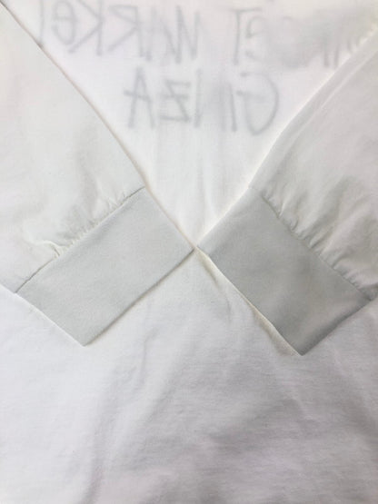 【中古品】【メンズ】 STUSSY ステューシー DOVER STREET MARKET GINZA LS T-SHIRT ドーバー ストリート マーケット ギンザ ロング スリーブTシャツ 142-260709-rt-25-tag サイズ：L カラー：ホワイト 万代Net店