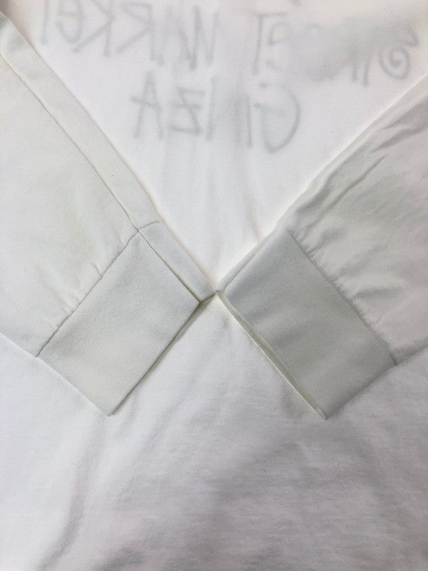 【中古品】【メンズ】 STUSSY ステューシー DOVER STREET MARKET GINZA LS T-SHIRT ドーバー ストリート マーケット ギンザ ロング スリーブTシャツ 142-260709-rt-25-tag サイズ：L カラー：ホワイト 万代Net店