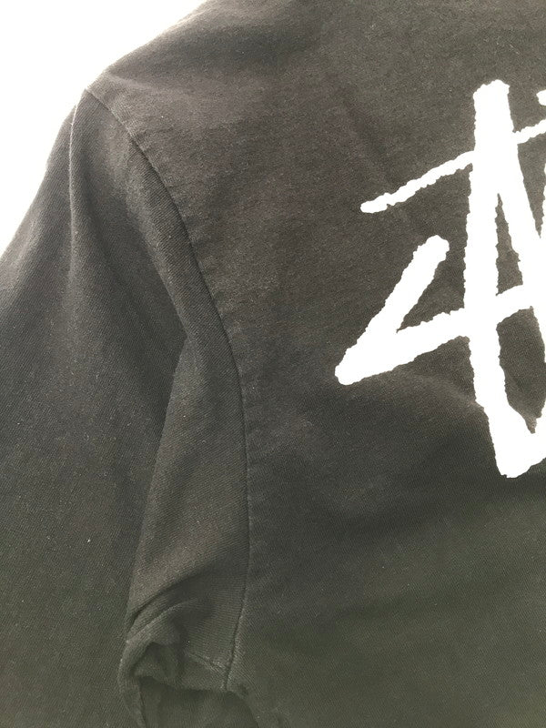 【中古品】【メンズ】 STUSSY ステューシー × DOVER STREET MARKET GINZA ドーバー ストリートマーケット 銀座 L/S T-SHIRT ロゴTシャツ 長袖Tシャツ 142-260520-na-16-tagh サイズ：L カラー：ブラック 万代Net店