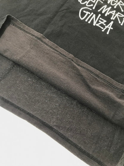 【中古品】【メンズ】 STUSSY ステューシー × DOVER STREET MARKET GINZA ドーバー ストリートマーケット 銀座 L/S T-SHIRT ロゴTシャツ 長袖Tシャツ 142-260520-na-16-tagh サイズ：L カラー：ブラック 万代Net店