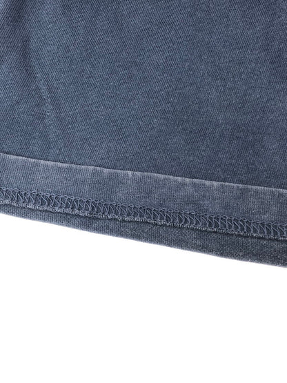 【中古品】【メンズ】 SUPREME シュプリーム 25AW WASHED S/S TOP ウォッシュド Tシャツ 半袖Tシャツ 149-260527-na-06-tagh サイズ：L カラー：ネイビー 万代Net店