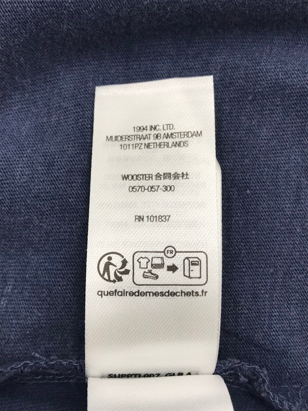 【中古品】【メンズ】 SUPREME シュプリーム 25AW WASHED S/S TOP ウォッシュド Tシャツ 半袖Tシャツ 149-260527-na-06-tagh サイズ：L カラー：ネイビー 万代Net店