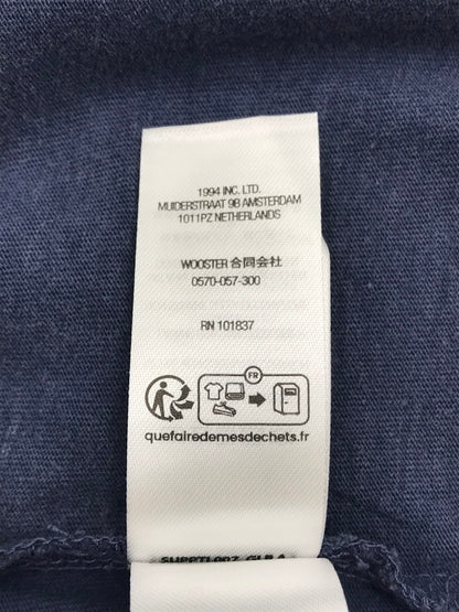 【中古品】【メンズ】 SUPREME シュプリーム 25AW WASHED S/S TOP ウォッシュド Tシャツ 半袖Tシャツ 149-260527-na-06-tagh サイズ：L カラー：ネイビー 万代Net店
