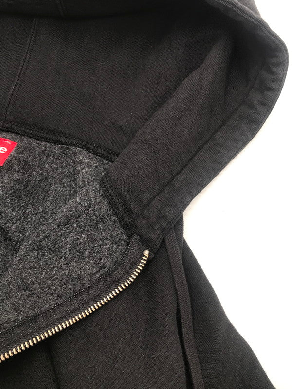 【中古品】【メンズ】 SUPREME シュプリーム 25AW SMALL BOX ZIP UP HOODED SWEATSHIRT スモールボックス ジップアップ フーディー スウェットシャツ パーカー 149-260527-na-04-tagh サイズ：L カラー：ブラック 万代Net店