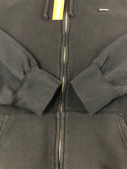 【中古品】【メンズ】 SUPREME シュプリーム 25AW SMALL BOX ZIP UP HOODED SWEATSHIRT スモールボックス ジップアップ フーディー スウェットシャツ パーカー 149-260527-na-04-tagh サイズ：L カラー：ブラック 万代Net店