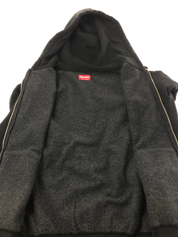 【中古品】【メンズ】 SUPREME シュプリーム 25AW SMALL BOX ZIP UP HOODED SWEATSHIRT スモールボックス ジップアップ フーディー スウェットシャツ パーカー 149-260527-na-04-tagh サイズ：L カラー：ブラック 万代Net店