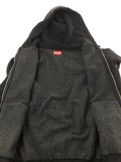 【中古品】【メンズ】 SUPREME シュプリーム 25AW SMALL BOX ZIP UP HOODED SWEATSHIRT スモールボックス ジップアップ フーディー スウェットシャツ パーカー 149-260527-na-04-tagh サイズ：L カラー：ブラック 万代Net店