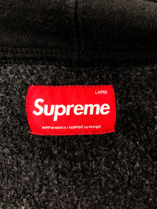 【中古品】【メンズ】 SUPREME シュプリーム 25AW SMALL BOX ZIP UP HOODED SWEATSHIRT スモールボックス ジップアップ フーディー スウェットシャツ パーカー 149-260527-na-04-tagh サイズ：L カラー：ブラック 万代Net店