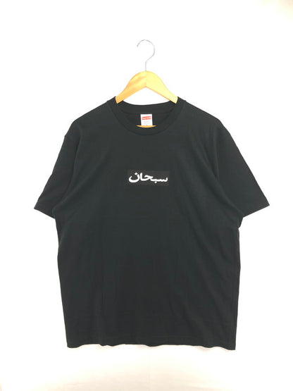 【中古品】【メンズ】 SUPREME シュプリーム 26SS ARABIC BOX LOGO TEE アラビック ボックスロゴ Tシャツ 半袖Tシャツ 149-260527-na-05-tagh サイズ：L カラー：ブラック 万代Net店