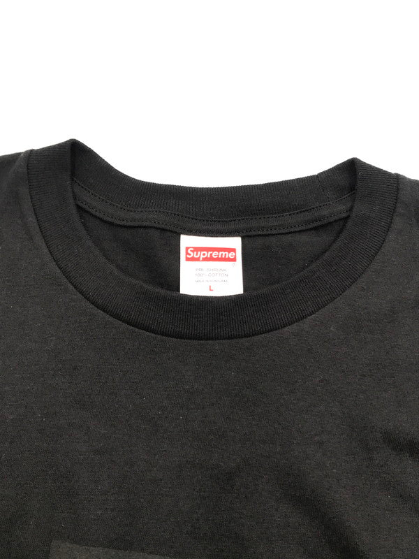 【中古品】【メンズ】 SUPREME シュプリーム 26SS ARABIC BOX LOGO TEE アラビック ボックスロゴ Tシャツ 半袖Tシャツ 149-260527-na-05-tagh サイズ：L カラー：ブラック 万代Net店