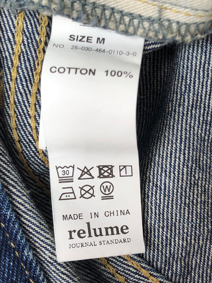 【中古品】【メンズ】 JOURNAL STANDARD RELUME ジャーナルスタンダード レリューム CRAFTS DENIM SET UP セットアップ デニムジャケット デニムパンツ 147-260519-na-20-tagh サイズ：M カラー：インディゴ 万代Net店