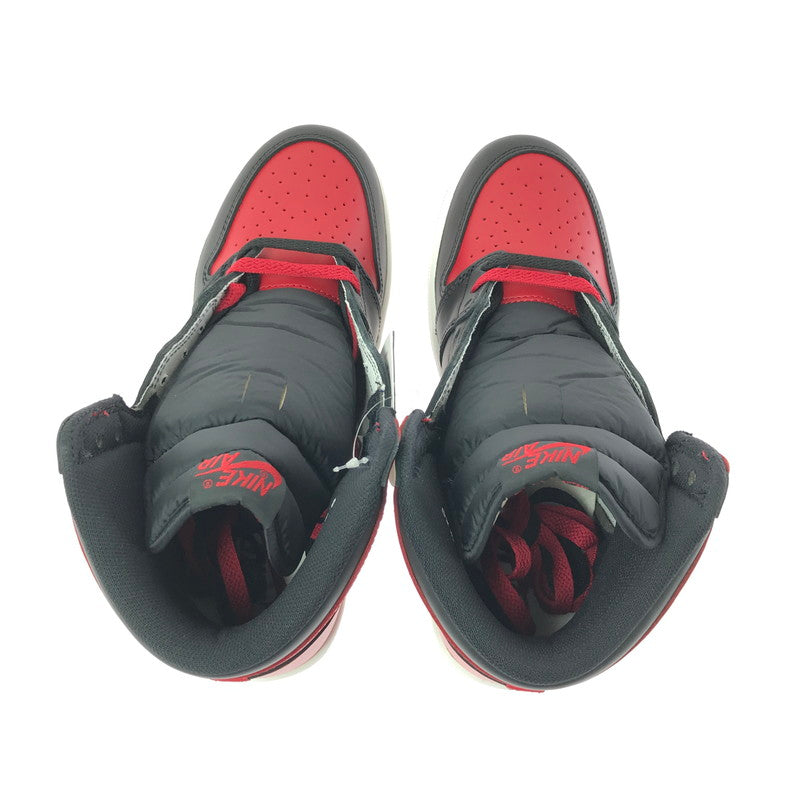 【中古美品】【メンズ】 NIKE AIR JORDAN 1 HIGH 85 "BRED" HV6674-067 エアジョーダン 1 ハイ 85 "ブレッド" スニーカー シューズ 靴 160-260521-ki-20-tagh サイズ：27cm US9 カラー：BLACK/VARSITY RED-WHITE 万代Net店