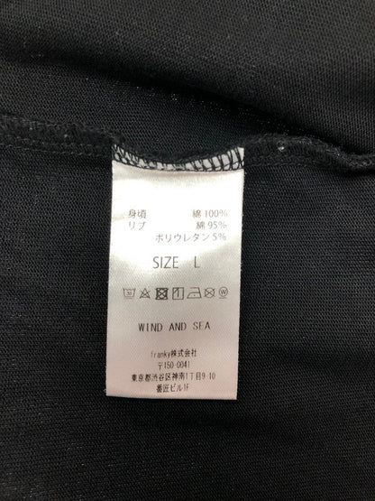 【中古品】【メンズ】 MINEDENIM マイン デニム × WIND AND SEA ウィン ダン シー PHOTO S/S TEE WDS-C-MND-24-Q4-05 フォト ショートスリーブ Tシャツ 半袖Tシャツ トップス 142-260709-rt-29-tag サイズ：L カラー：ブラック 万代Net店