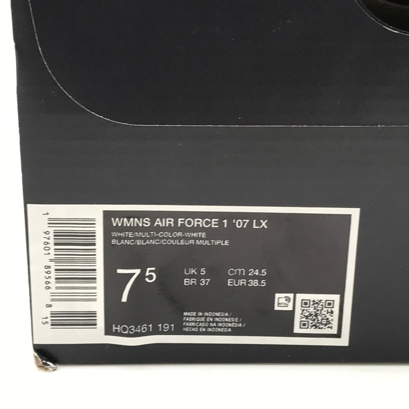 【中古品】【レディース】 NIKE WMNS AIR FORCE 1 LOW '07 LX HQ3461-191 ウィメンズ エアフォース ワン ロー スニーカー シューズ 靴 166-260521-ki-05-tagh サイズ：24.5cm US7.5 カラー：WHITE/WHITE/COOL GREY 万代Net店